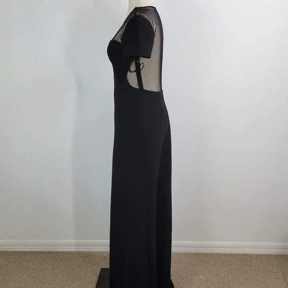 NWT- JILL by JILL Stuart Dotted Mesh Gown maxi dress Sz 4 - Picture 4 of 11